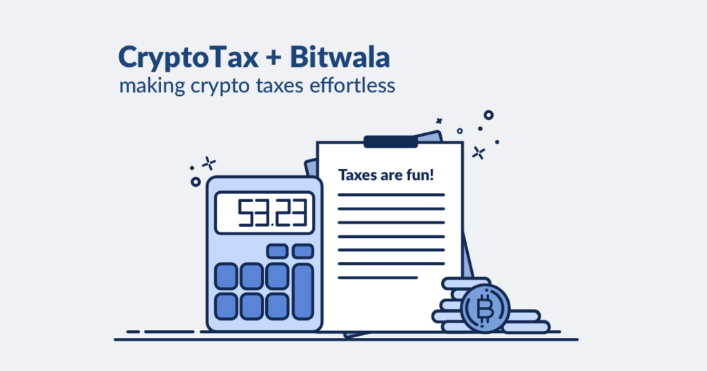 cryptotax and bitwala blog header